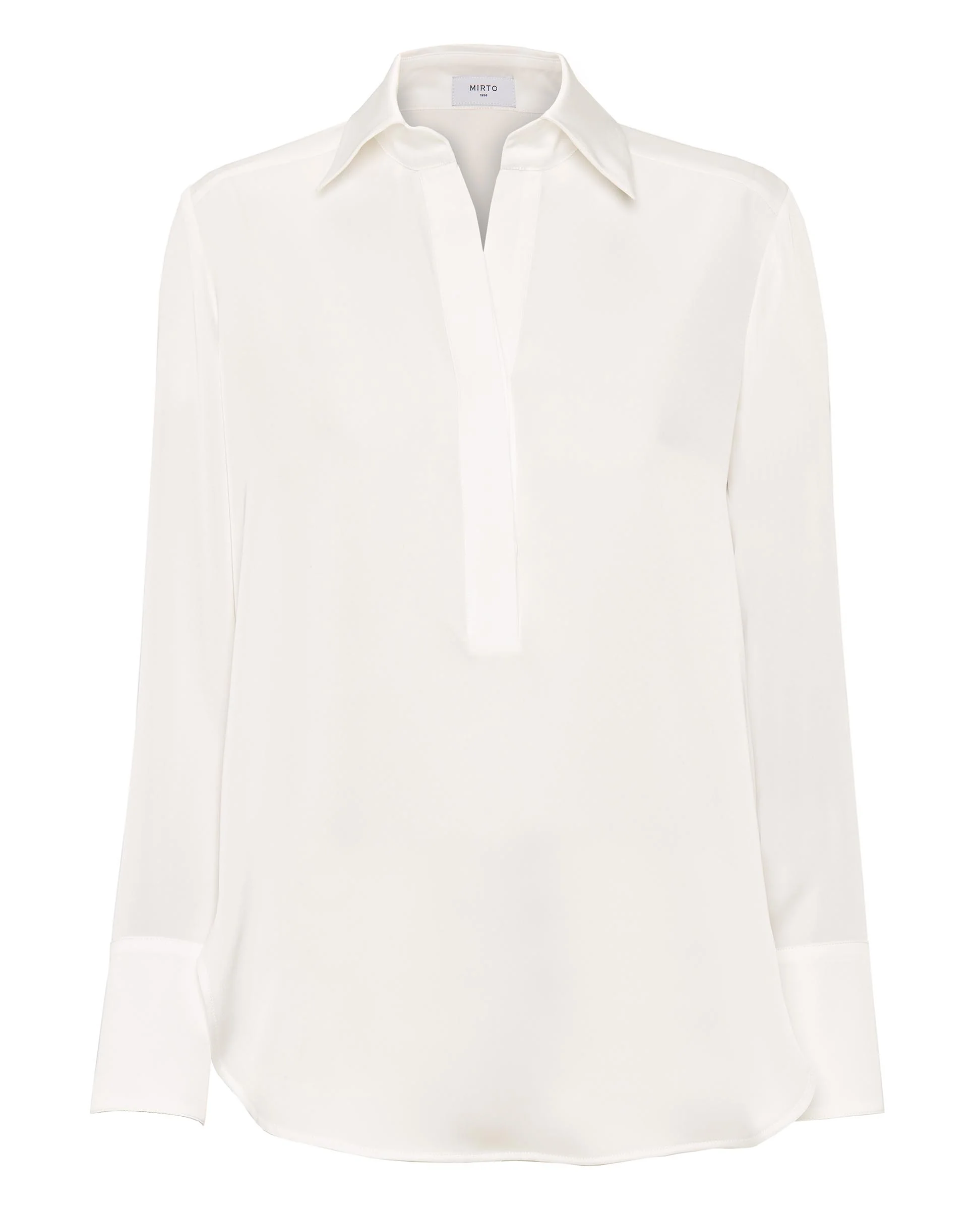 Blusa blanca fluida - Image 4