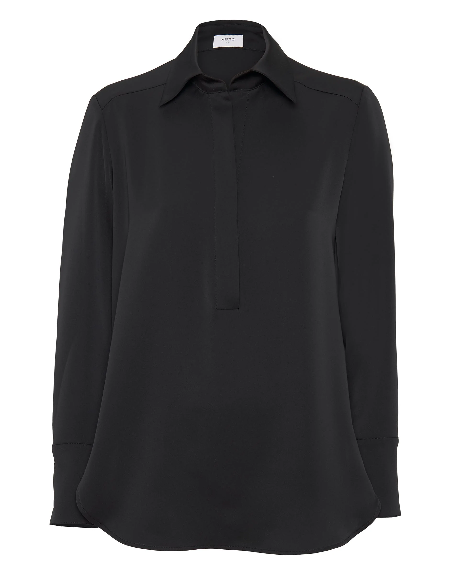 Blusa negra fluida - Image 4
