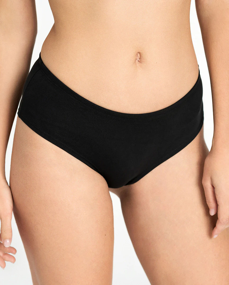 Braguita hipster algodón orgánico negra - Image 3