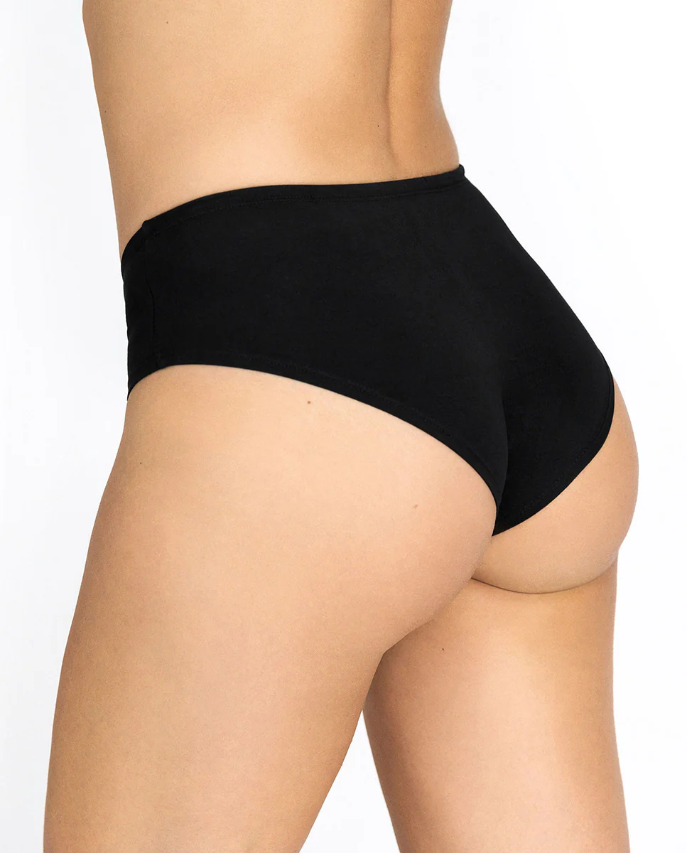 Braguita hipster algodón orgánico negra - Image 4