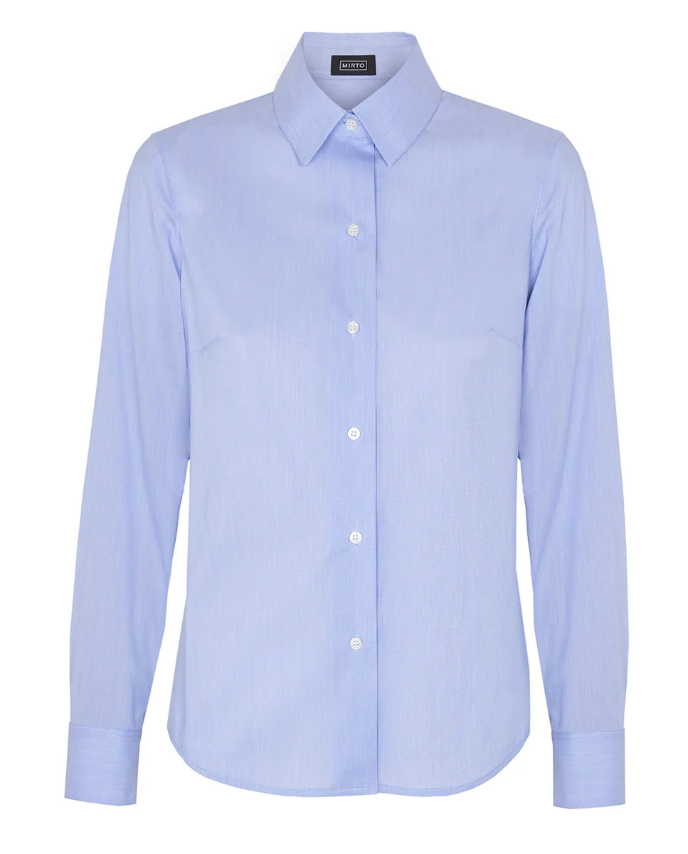 Camisa azul básica - Image 5