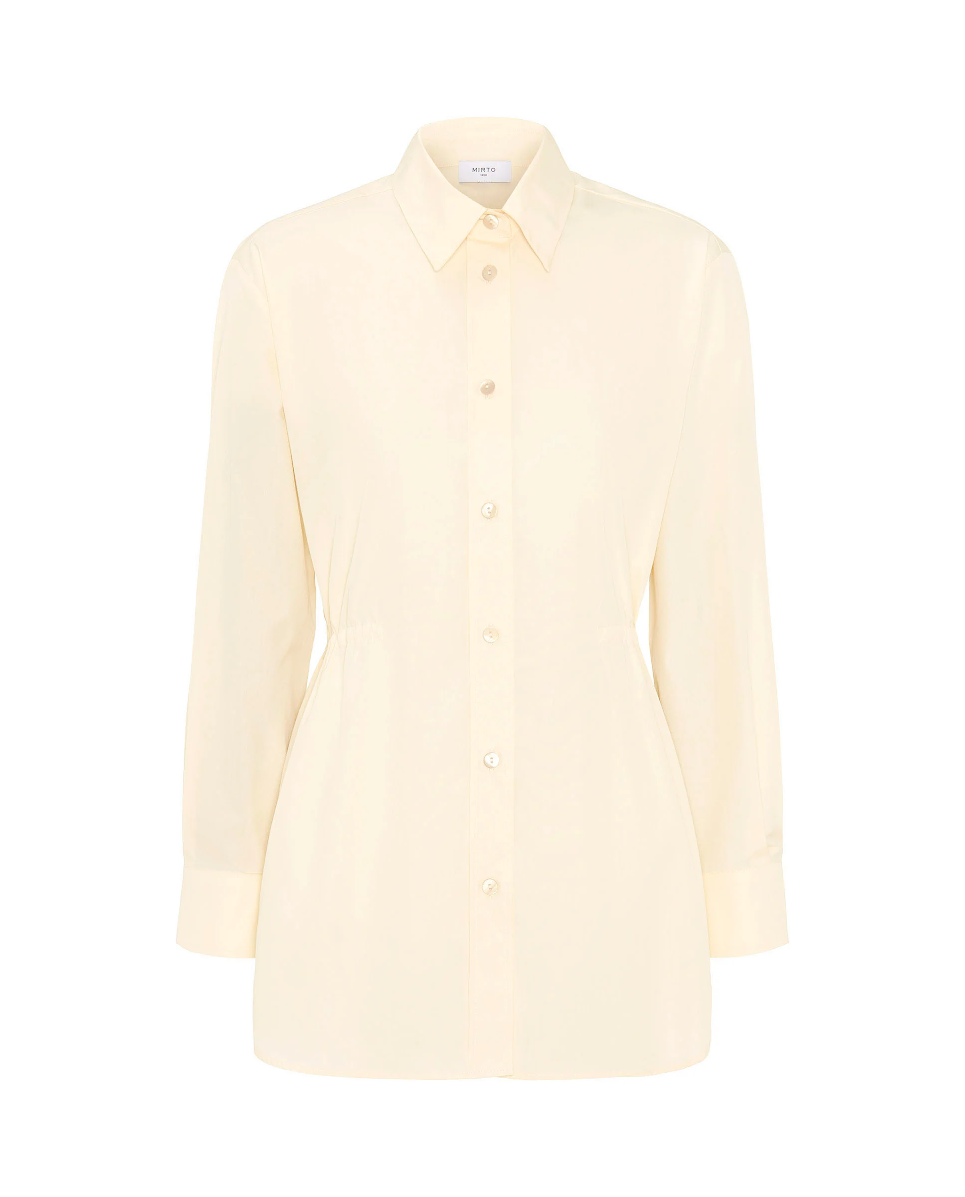 Camisa beige de algodón - Image 4