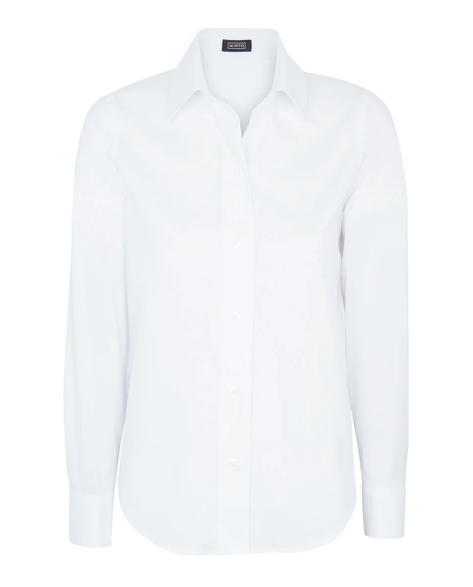 Camisa blanca de algodón - Image 4