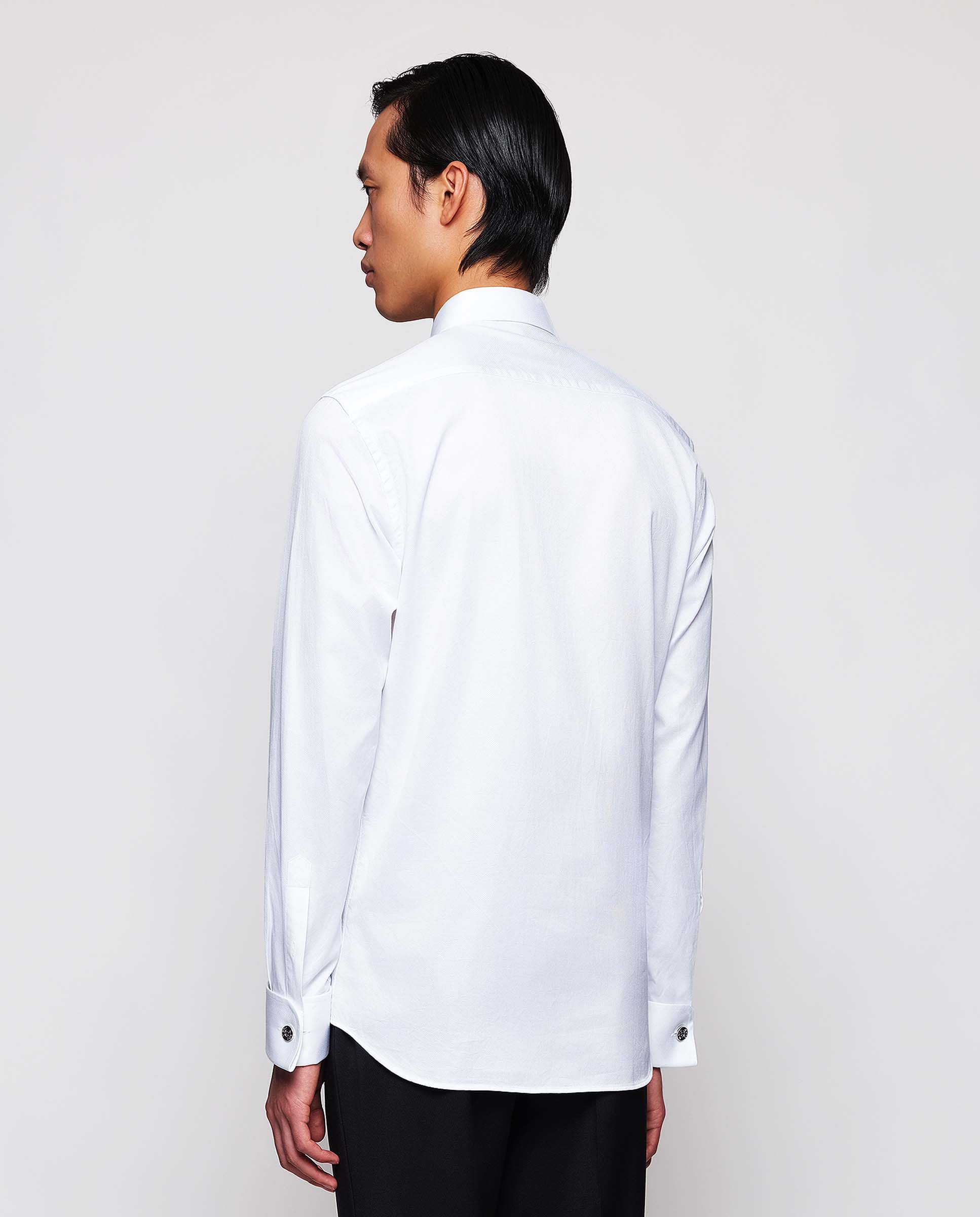 Camisa esmoquin punta de diamante semi-entallada - Image 3