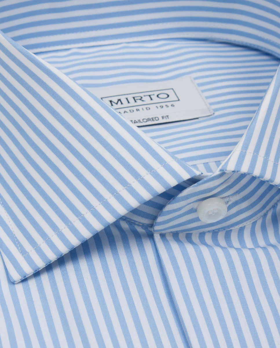 Camisa vestir rayas azul - Image 5