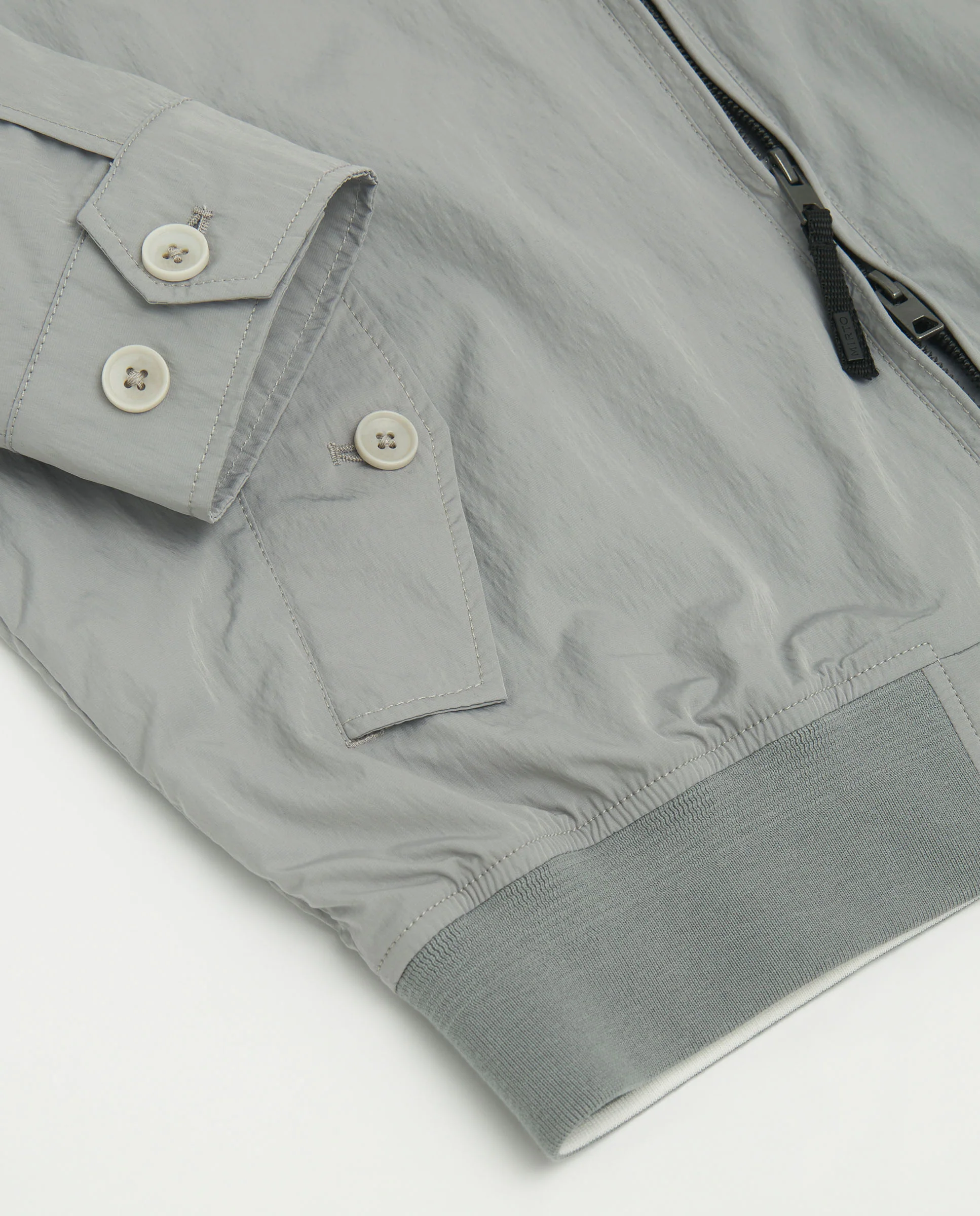 Cazadora Harrington gris claro - Image 5