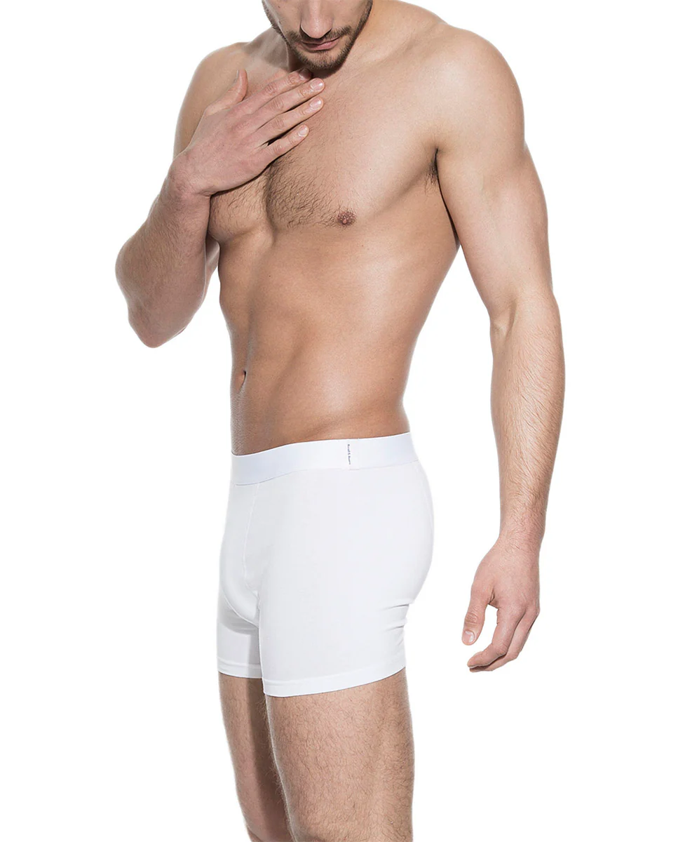 Pack de 3 bóxers algodón orgánico blancos - Image 3