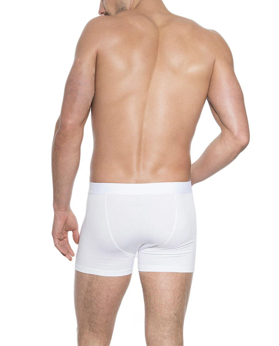 Pack de 3 bóxers algodón orgánico blancos - Image 4