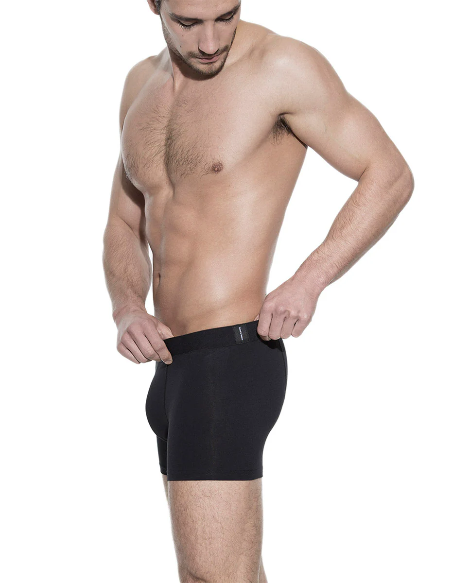 Pack de 3 bóxers algodón orgánico negros - Image 3
