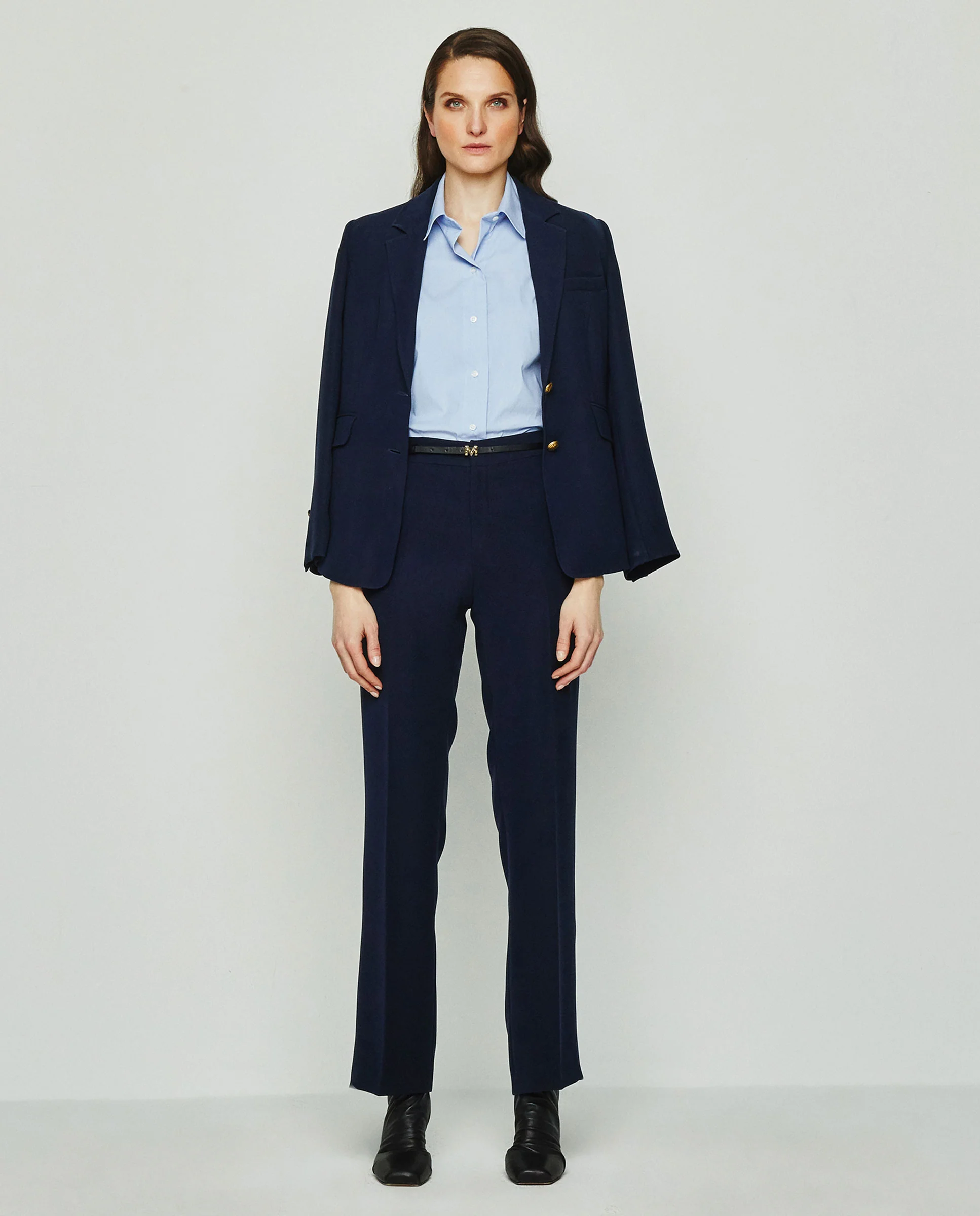 Pantalón azul marino de vestir - Image 3