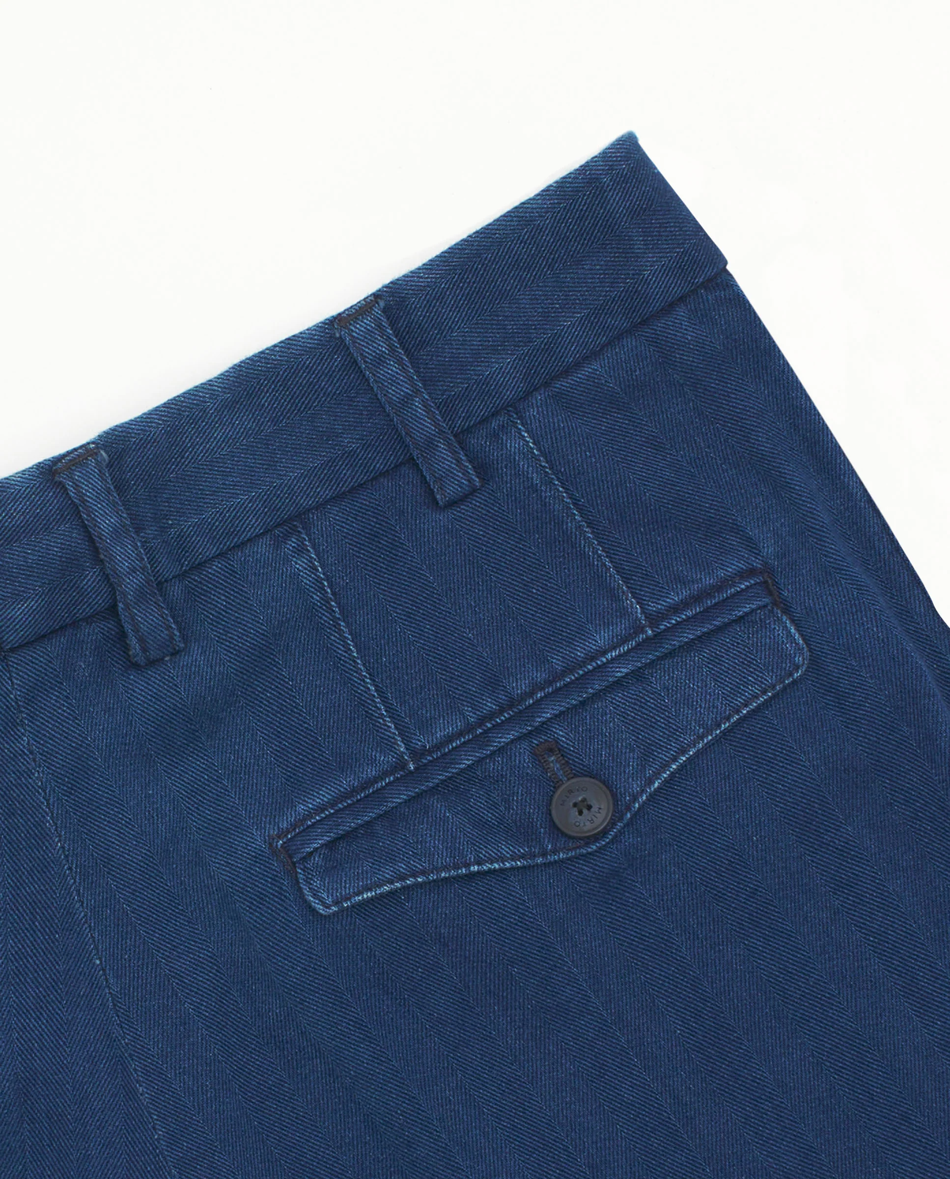 Pantalón casual azul oscuro espiga - Image 6