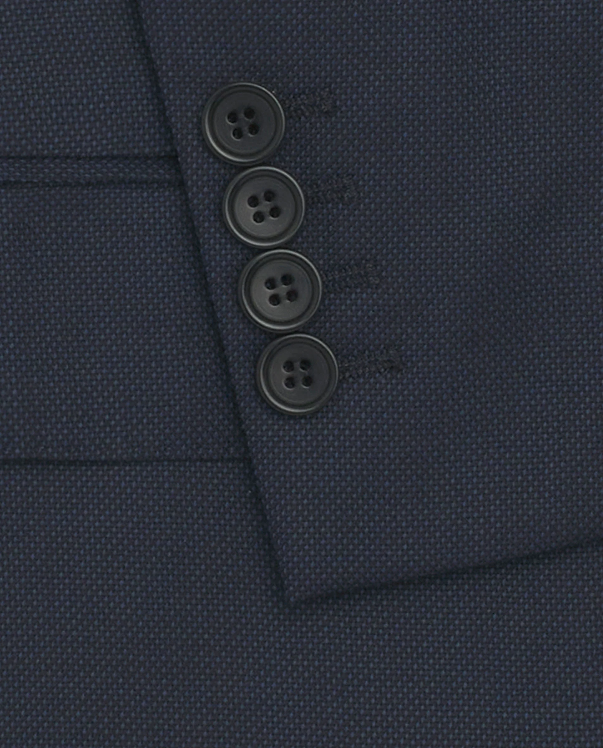 Traje azul royal de lana microestructura - Image 5